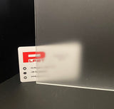 Lastre Plexiglass GS colori BIANCO, NERO, OPAL e BISATINATO TRASPARENTE